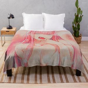 Decken Zero Two Ditf Quilt Anti-auf-Flanell für Sofa-Wurfdecke