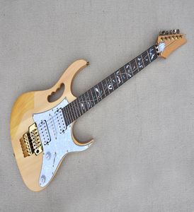 Fabrika Özel Doğal Ahşap Renk Gülağacı ile Elektrikli Gitar Fretboardgold Hardwarescalloped Boyun Son 4 Fretscan Be Cus6129168