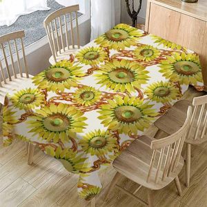 Panno da tavolo con tè fiore da pranzo casa rettangolare commissione decorazioni decorazioni tessili vacanze