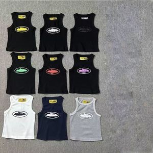 مصمم نساء TANK TOP Y2K SILEFELESS SHIRT Summer Treatable للجنسين طباعة