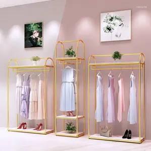 Hangers Special Display Rack For Clothing Stores Floor Type Combined Coat Hanger Women's