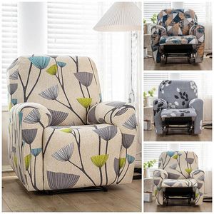 Coperture per sedie reclinabili slipcover allungamento morbido non slip a sedile singolo divano di divano protezione per mobili decorativi per soggiorno domestico