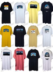 2021 Pata Black White Fashion Summer Men Tech Fleece T -Shirts Sommer Baumwoll Tees Skateboard Hip Hop Streetwear T -Shirts4138323