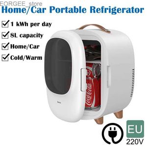 Морозильная камера маленький хладагент мини-холодильник для бытового автомобильного автомобильного двойного косметического косметики.