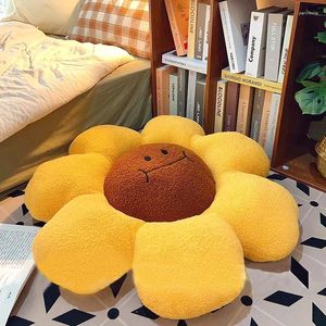 Pillow Sunflower flor sala de estar sofá escritório sedentário janela flutuante