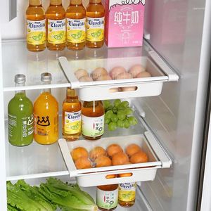 Кухня хранения холодильника Организатор яиц Многофункциональный ящик подвесной ящик для фруктов овощи контейнер