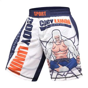 Cody Lundin Sublimasyon Sıkıştırma Dövüş Şortları Spor Salonu Fitness Kurulu Pantolon En Kaliteli Erkekler Rekreasyon MMA Kısa Pantolon 240325