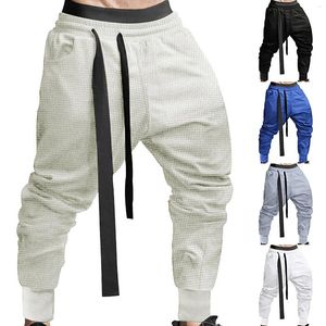 Pantaloni da uomo 2024 harem streetwear jogger casual casual che corse i pantaloni sportivi della caviglia asimmetrici