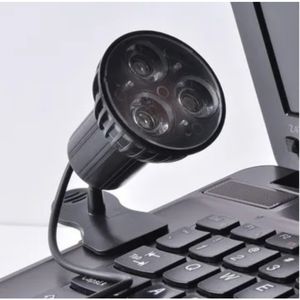 2024 Ny ny Super Bright 3 LED -portklipp på Spot USB Light Lamp för bärbar dator PC Notebook BlackFor Clip på Spot Lampfor Clip på Spot Lamp för