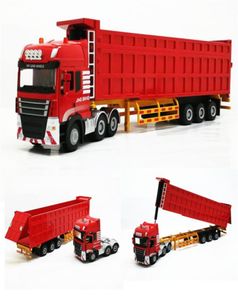 1 50 Инженерный контейнер модель сплава сплав сплав для самосвал Metal Cargo Logistic Car Toys221S7294740