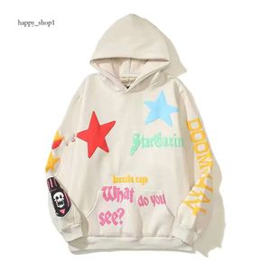 Tryck män y2k 3d skum graffiti brev tröja trasig break planet hoodie tracksuit hip hop sweatshirt pullover 9574 873