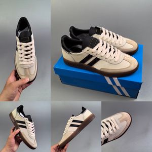 新しいカジュアルシューズハンドボールスニーカー女性男性トレーナーKhaki Striped 36-45