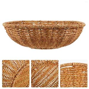 Dinnerware Desenwars Storage Basket Bread Selder Desktop Bandejas de artilhas grandes de gestas de imitação de imitação pp cestas