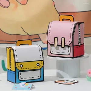 Wrap GOPPA CREATIVO Cartoon Backpack Box Kindergarten Birthday Children With Packaging Hand Hand Handone