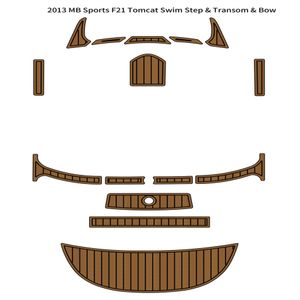 2013 MB Sports F21 Tomcat Swimstep transom bow pad boat eva teak deck floor mat seadek marinemat gatorstep style kondingive
