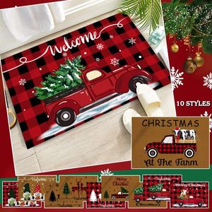 Carpets Front Door Christmas Mats Non Slip Low-Profile Dirt Easy To Clean Durable Indoor And Outdoor Carpet Rugs For Throw Blanket Large