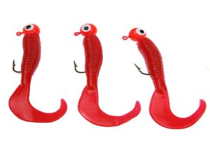 17pcSset Soft Fishing Lures Lead Jig Head Hook Grub Worm Baits Silicone Shads Pesca Tackle Fishing Artificial Bait LURE7622784