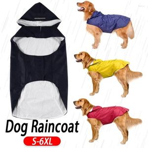 犬用ゴールデンファーレインコート犬用適切な風と雨の屋外用品テディスモールミディアムラージS-6XL