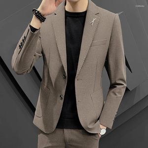 Men's Suits High-quality Fashion And Handsome Spring Male Business Korean Version Of The Fine Slim-fit Adolescent Leisure Coat