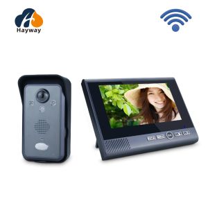 Дверные звонки HD Wireless Video Intercom System Дверной телефон для дома Smart Video Door Door Shall с батареей в квартиру в квартиру