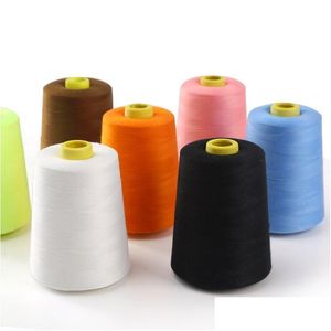 Sy Notionsverktyg Partihandel 8000 Yard Polyester Wearresistin Hine Brodery Thread MTI Color Quality Home Textiles Drop Deliver Dhzhl