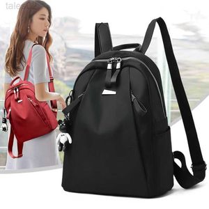 Multi-function Bags New large capacity simple style casual Mochila travel womens anti-theft backpack waterproof fabric shoulder bag yq240407