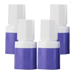 Lagringsflaskor 4 st vakuum lotion flaskfundament container makeup för resor små