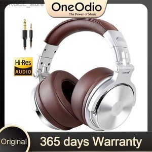 携帯電話のイヤホンOneodio Pro 30 Wired Studio Headphones Wired Headset Professional Studio Pro DJヘッドフォン
