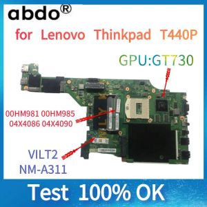 Motherboards VILT2 NMA131 For Lenovo Thinkpad T440P Laptop Motherboard. GPU GT730M 100% test work FRU 04X4090 04X4093 04X4088 04X4094