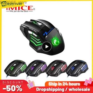 Mice Wireless Optical Mouse Gamer Mouse 1600DPI 2.4GHz For PC Gaming Laptops Opto-electronic Game Computer Mouse With USB Receiver Y240407