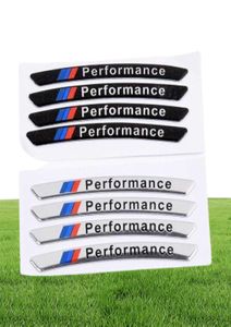 4pcs Car Wheel Sticker Power Performance M Decals For BMW E46 E90 E60 E39 E36 F30 F10 F20 X5 E70 E53 M G30 E91 E34 F31 E30 E922540012