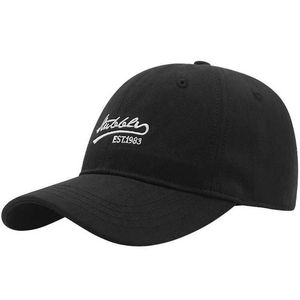 Ball Caps 2023 Spring/Summer Popular Sports Hat Womens Soft Cotton Sun Big Head Mens Plus Size Baseball 55-60cm 60-65cm Q240403