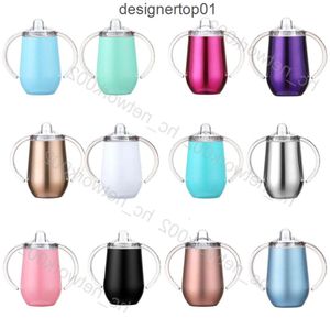 Stanleiness Sippy cup 10oz 12 colors stainless steel double wall vacuum insulated tumbler travel mug with double handle and lid YRK9