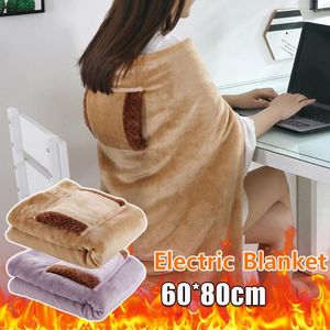 Blankets 5V Electric Blanket Heater Thicker Heated Thermostat Heating Pad Home Thickening Sofa Winter Body Warmer Shawl