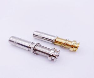 1 Piece GuitarFamily Long Threaded Stereo Output Jack For Acoustic Guitar 0692 MADE IN KOREA4169584