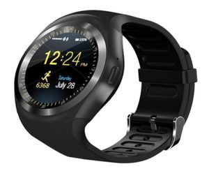 Y1 Smart Watch Style Style Alta resolução Relógio Android Telefone Sim GSM Informações da câmera remota da câmera Exibir esporte PEDO4749688882