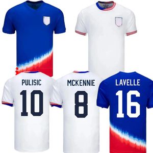 2024 2025 PULISIC SOCCER Jerseys Reyna Aaronson Weah Acosta McKennie 24 25 Maillot de Futol Ferreira Dest Morgan US A Football Shirt Rapinoe Dunn Men Kids