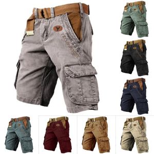 mens shorts for man designer Board short streetwear young summer cotton shorts over size cargo pants sports loose five points casual pants loose