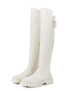Mulher de couro de vaca de alta qualidade sobre as botas de joelho calcanhão plana moda outono de inverno coxa botas altas sapatos6992345