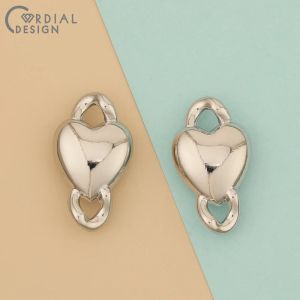 Verktyg Cordial Design 50st 14*24mm smycken Tillbehör/DIY -tillverkning/rodium/kontakt/blommor/smyckesfyndkomponenter