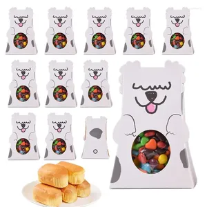 Caixa de tratamento de embrulho de presente para doces 12pcs pequenos biscoitos de animais presentes brinquedos e doces