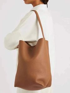 High grade The Row bag Park Tote bags Women's Bag ROSE Kendall hailey Genuine Leather Shoulder bags bucket bag Slouchy Banana Half Moon Penholder bag