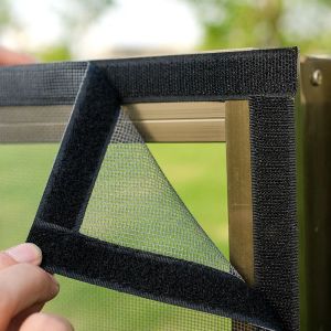 Filmer Inset Window Screen Mesh, Air Tulle justerbar Summer Invisible Antimosquito Net Fiberglas avtagbar tvättbar anpassningsskärm