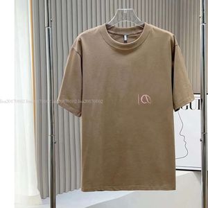 21ss da uomo maglietta maschile Tide Tide magliette Lettera cassa in laminata Strada corta High Street Sceple Oversize Maglietta Casual Casual 100% Pure Pure Cotton Tops for Men