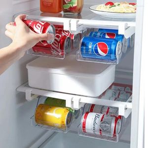 Kitchen Storage Hanging Organizer Fridge Drawer Box Soda Can Beer Dispenser Holder Egg Fruit Baskets Accessories