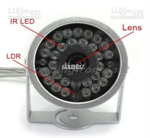 فيديو صوت الأشعة تحت الحمراء كام 30 LED Daynight CCTV Security Camera Surveills Wried1077444