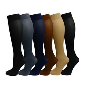 Yeni Unisex Socks Sıkıştırma Çoraplar Basınç Varisli Damar Dizleme Diz Yüksek Bacak Desteği Streç basınç Dolaşımı Soğuk