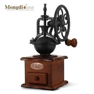 Mongdio Retro Hand Coffee Grinder Coffee Bean Grinder 240328