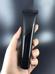 20200ml Black Plastic Soft Bottle Empty Cosmetic Facial Cleanser Eye Cream Squeeze Tube Hand Lotion Lip Packing Bottles1079776