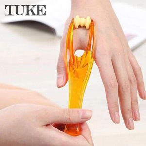 Decorative Figurines Arrival 1 Pcs Hand Finger Massager Acupressure Dual Roller Joint Relaxing Beauty Plastic Massage Tool For Blood